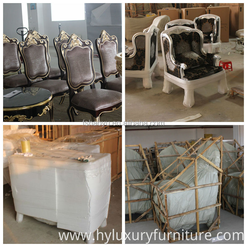 Wholesale High Back Double Throne Chair for Wedding, White and Gold Double Throne Chair Hotel Sofa Hotel Furniture 5 Set Antique